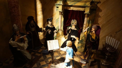 Der 12-jährige Jesus diskutiert im Tempel mit den Schriftgelehrten