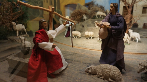 Jesus spricht mit der Frau am Jakobsbrunnen