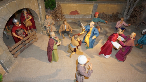 Judas verrät Jesus durch einen Kuss