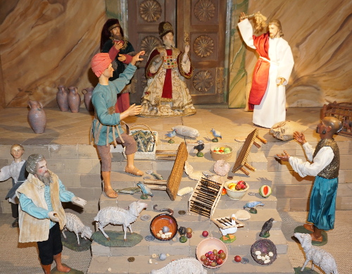Jesus vertreibt die Händler aus dem Tempel